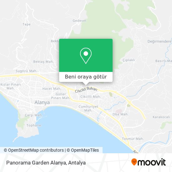 Panorama Garden Alanya harita