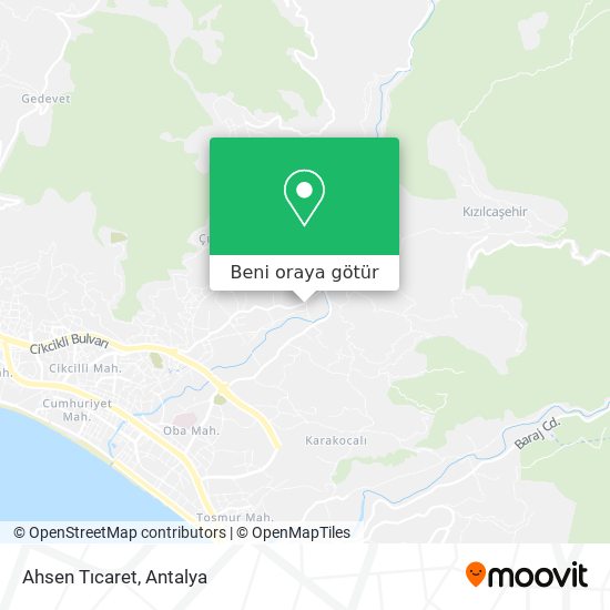 Ahsen Tıcaret harita