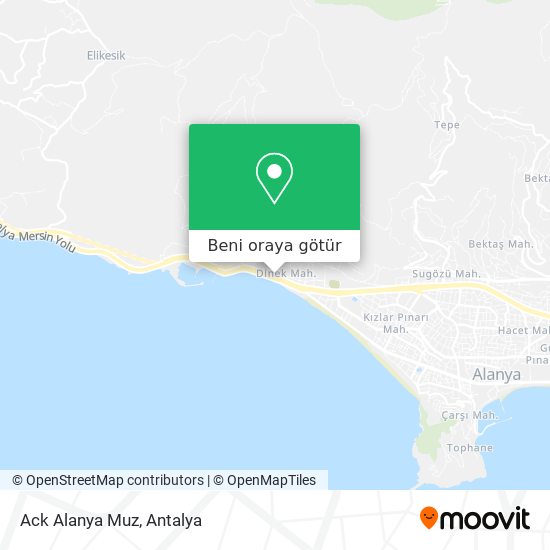 Ack Alanya Muz harita