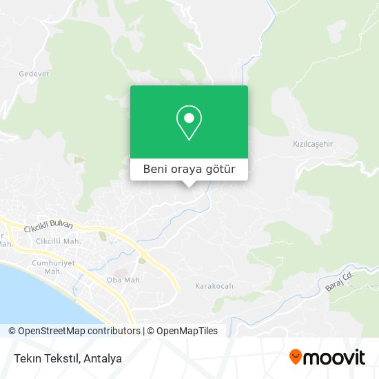 Tekın Tekstıl harita
