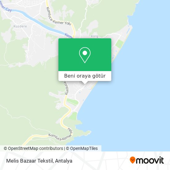 Melis Bazaar Tekstil harita