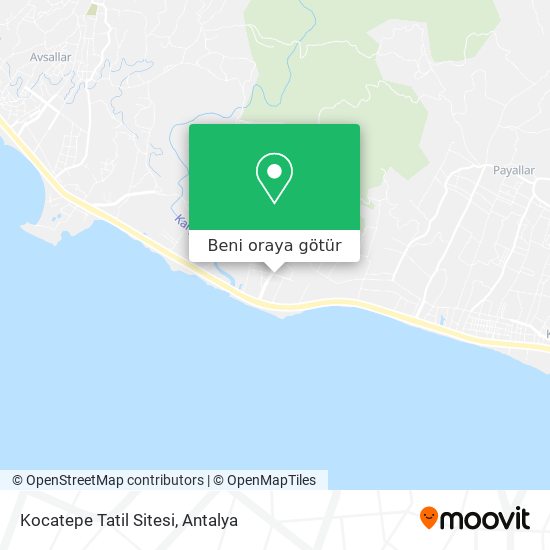 Kocatepe Tatil Sitesi harita