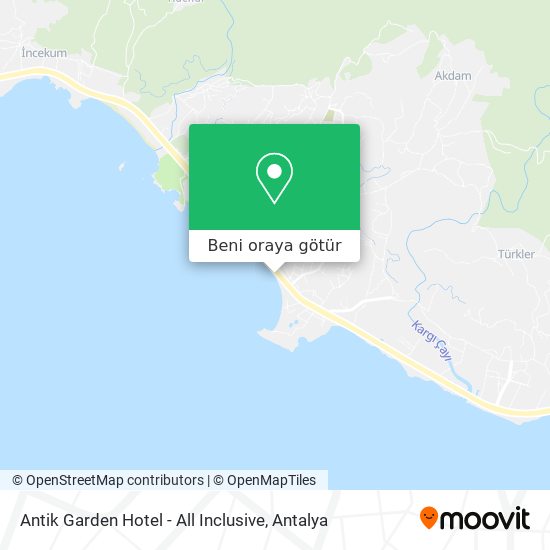 Antik Garden Hotel - All Inclusive harita
