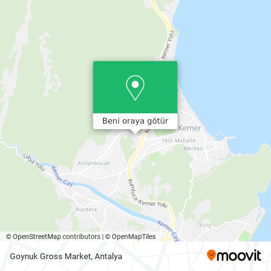 Goynuk Gross Market harita