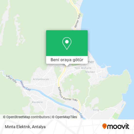 Mınta Elektrık harita