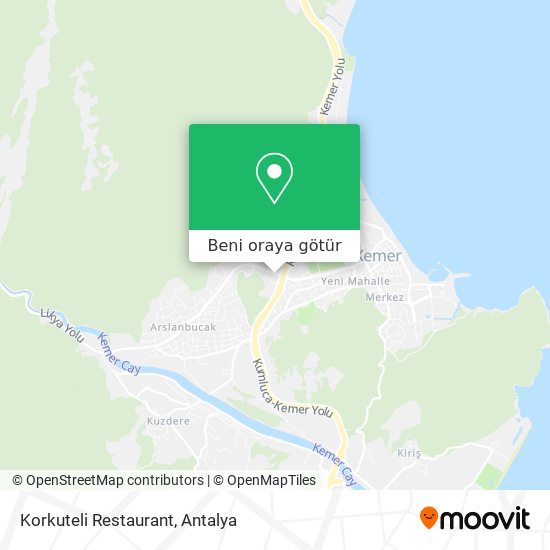Korkuteli Restaurant harita