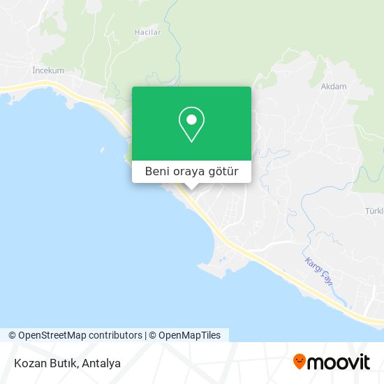 Kozan Butık harita