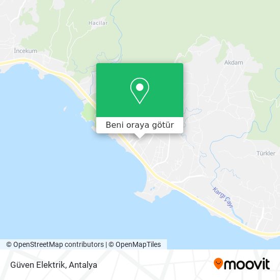 Güven Elektrik harita