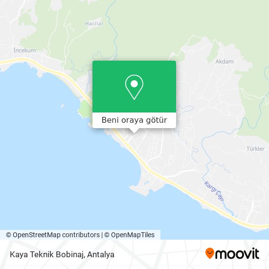 Kaya Teknik Bobinaj harita