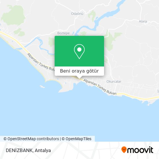 DENİZBANK harita