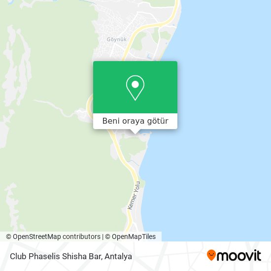 Club Phaselis Shisha Bar harita