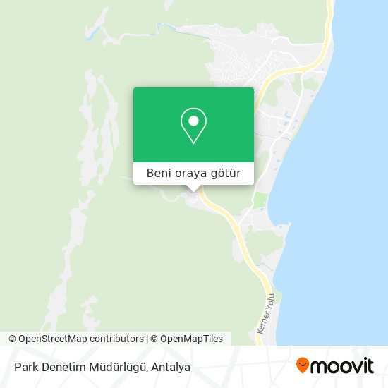 Park Denetim Müdürlügü harita