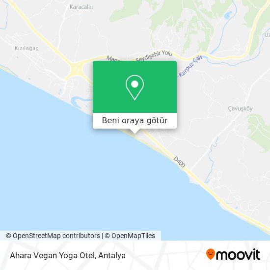 Ahara Vegan Yoga Otel harita