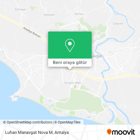 Lufıan Manavgat Nova M harita