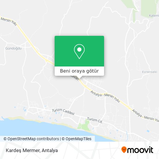 Kardeş Mermer harita