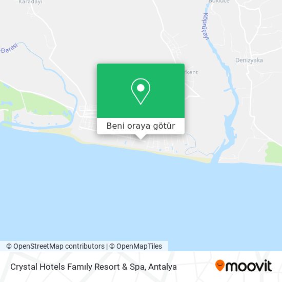 Crystal Hotels Famıly Resort & Spa harita