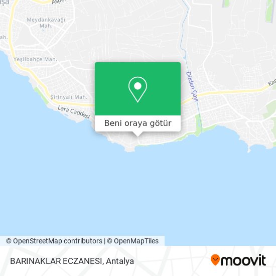 BARINAKLAR ECZANESI harita