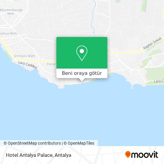 Hotel Antalya Palace harita