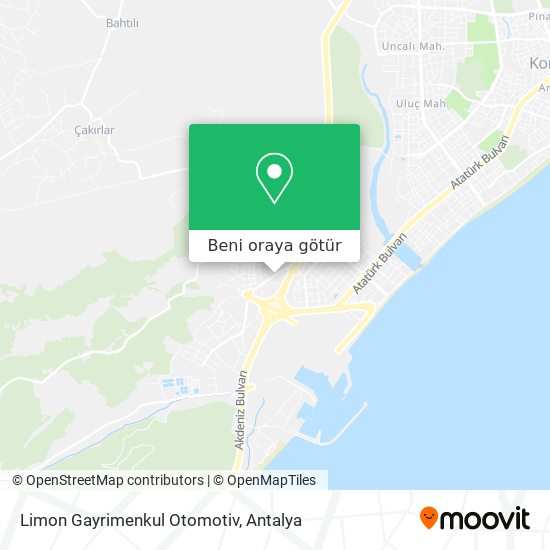Limon Gayrimenkul Otomotiv harita