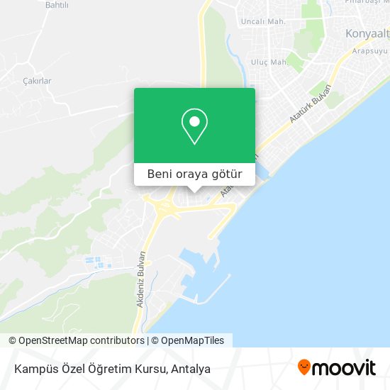 Kampüs Özel Öğretim Kursu harita