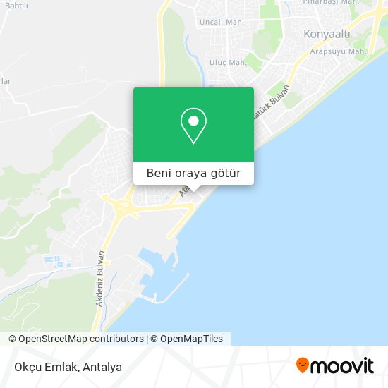 Okçu Emlak harita