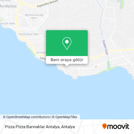 Pizza Pizza Barınaklar Antalya harita