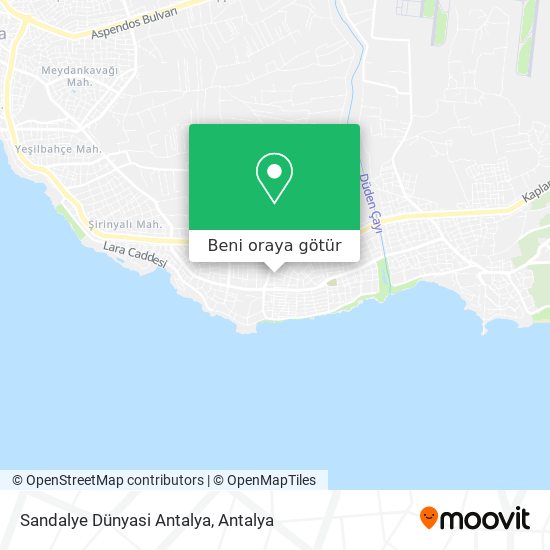 Sandalye Dünyasi Antalya harita