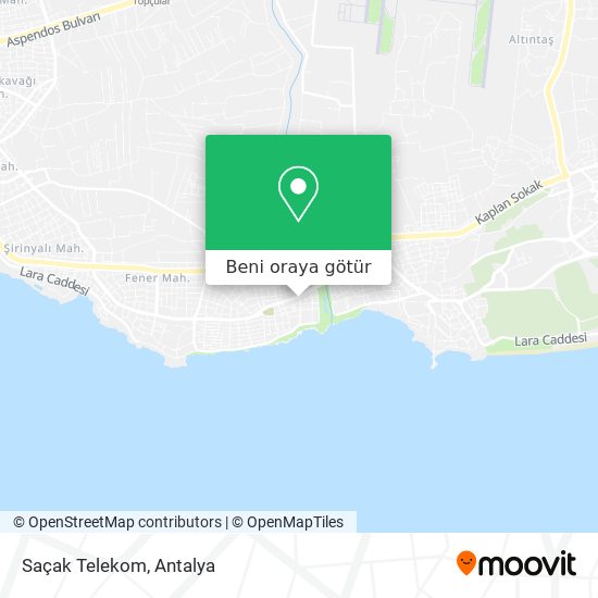Saçak Telekom harita