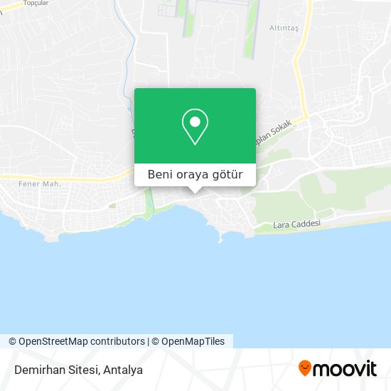 Demirhan Sitesi harita