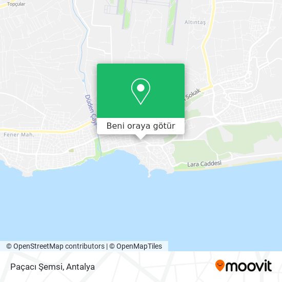 Paçacı Şemsi harita
