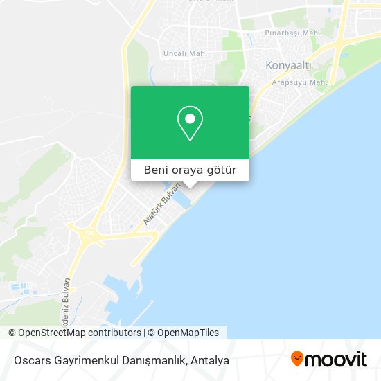 Oscars Gayrimenkul Danışmanlık harita