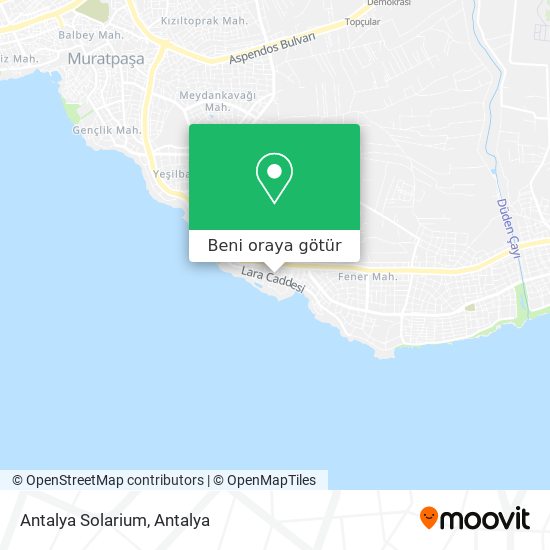 Antalya Solarium harita