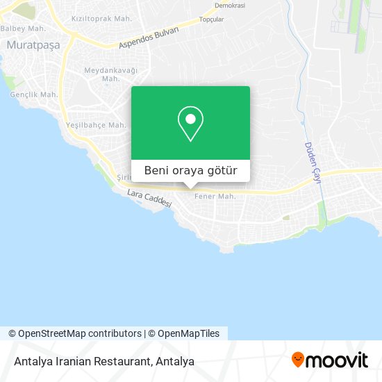 Antalya Iranian Restaurant harita
