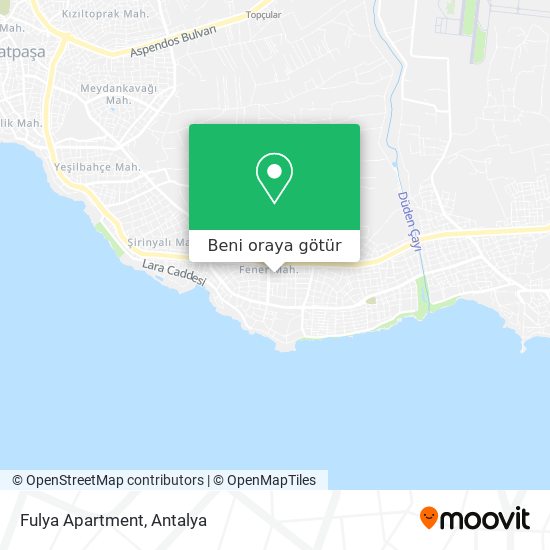 Fulya Apartment harita