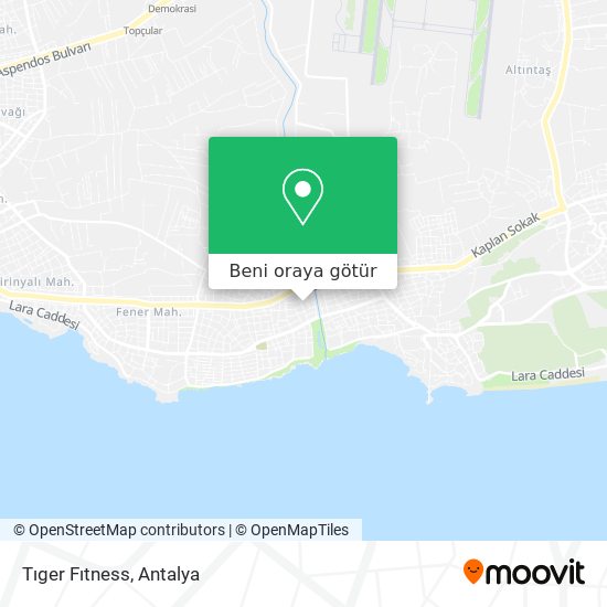 Tıger Fıtness harita