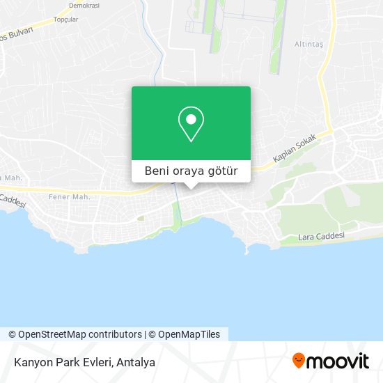 Kanyon Park Evleri harita