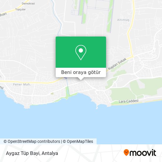 Aygaz Tüp Bayi harita