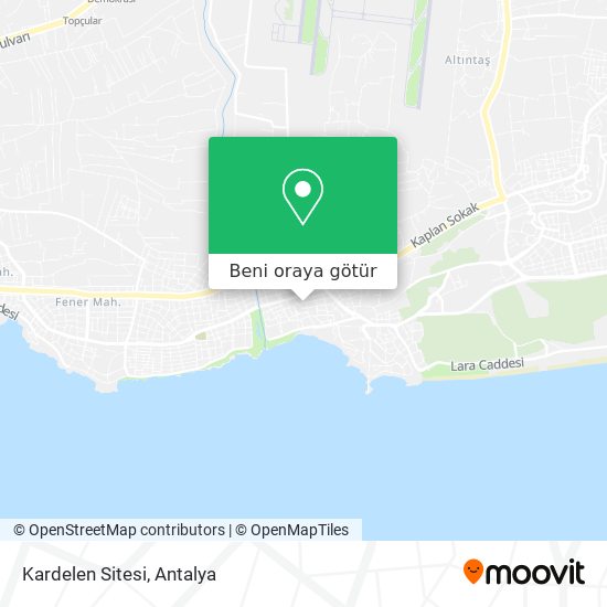 Kardelen Sitesi harita