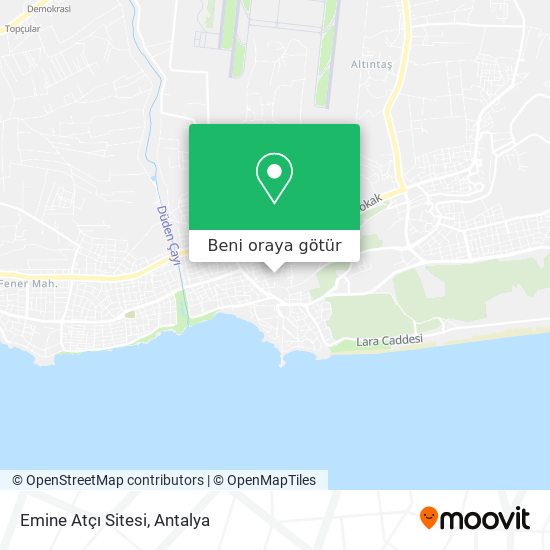 Emine Atçı Sitesi harita