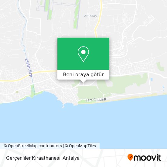 Gerçenliler Kıraathanesi harita