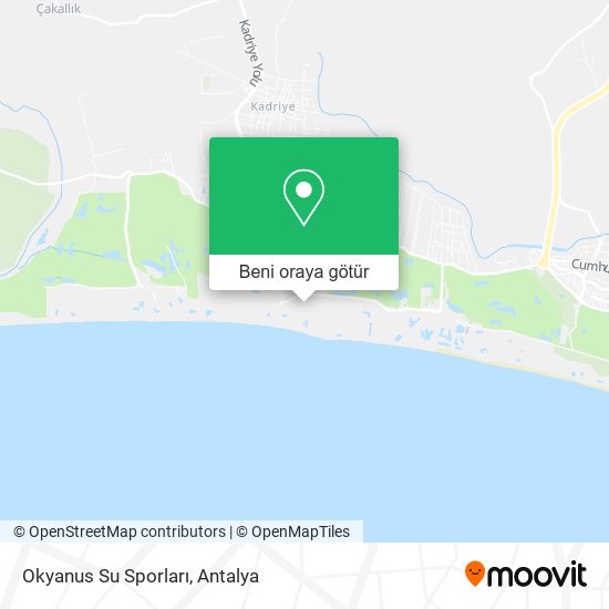 Okyanus Su Sporları harita