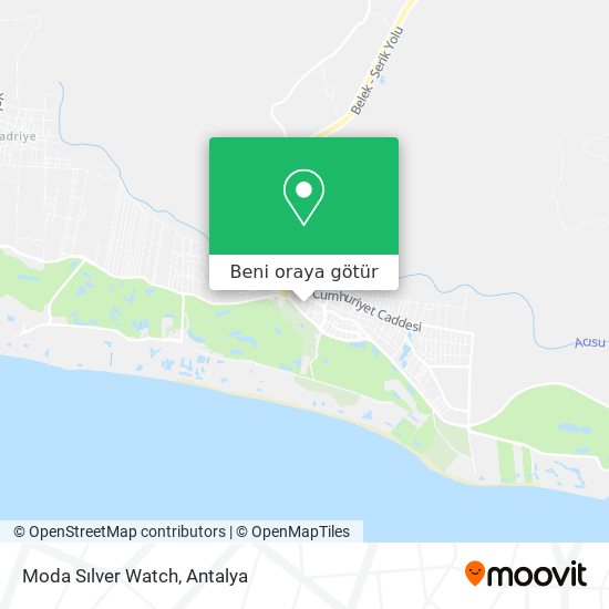 Moda Sılver Watch harita