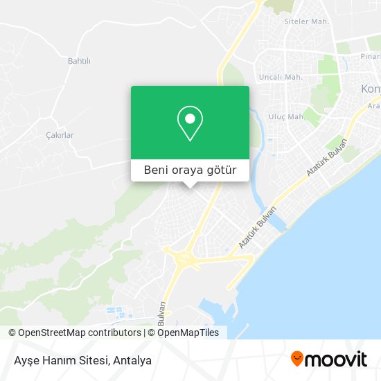 Ayşe Hanım Sitesi harita
