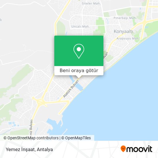 Yemez İnşaat harita