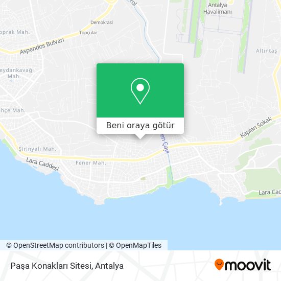 Paşa Konakları Sitesi harita
