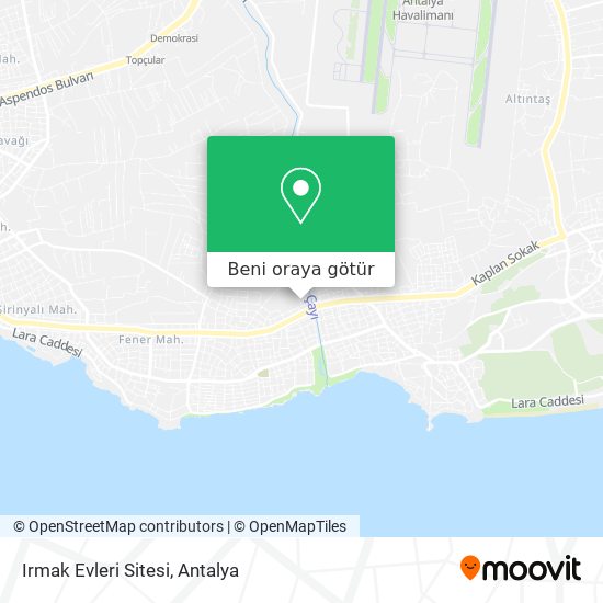 Irmak Evleri Sitesi harita