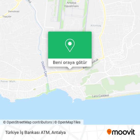 Türkiye İş Bankası ATM harita