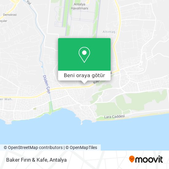 Baker Fırın & Kafe harita