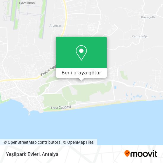 Yeşilpark Evleri harita