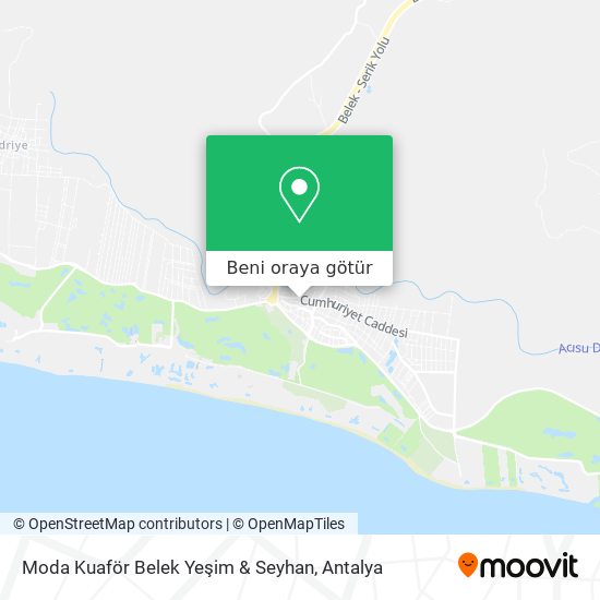 Moda Kuaför Belek Yeşim & Seyhan harita